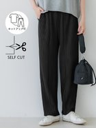 【コカ/COCA】のジョーゼットプリーツテーパードパンツ Black|ID: prp329100004605677 ipo3291000000032797177