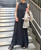 【スピック&スパン/Spick & Span】の《追加》リネンアメスリドレス ブラック|ID: prp329100004606519 ipo3291000000032866167