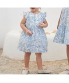 【プチバトー/PETIT BATEAU / KIDS】のワンピース 人気、トレンドファッション・服の通販 founy(ファニー) ファッション Fashion キッズファッション Fashion for Kids ワンピース Dresses おすすめ Recommended / Our Picks フリル Frill, Ruffle ボタニカル Botanical, Floral Pattern thumbnail オフホワイト/ロイヤルブルー|ID: prp329100004607011 ipo3291000000032883827
