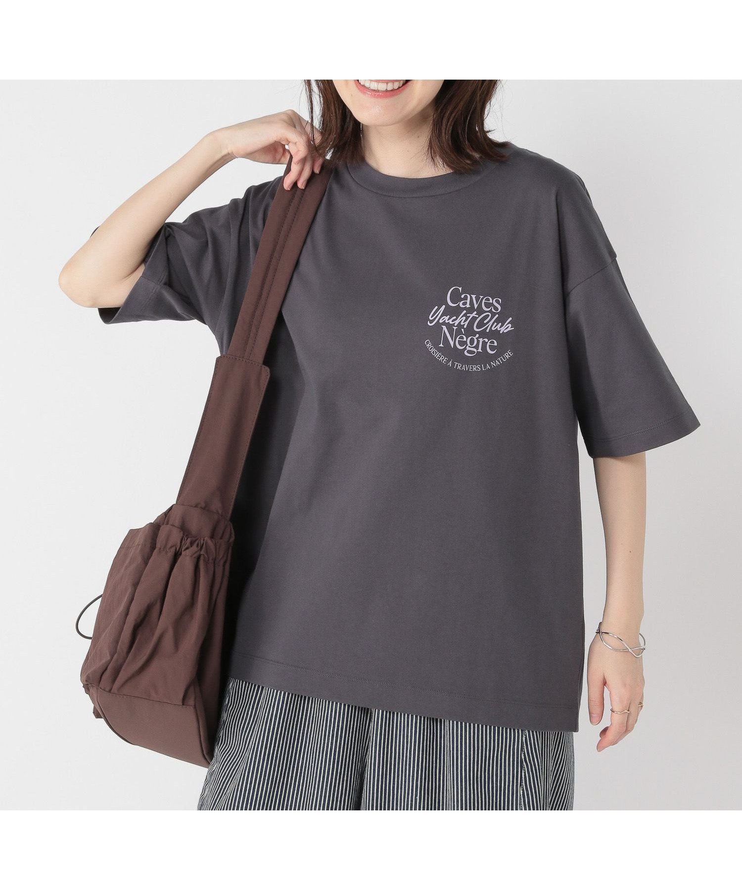 【スタディオ クリップ/studio CLIP】のアソートカラーロゴTシャツ インテリア・キッズ・メンズ・レディースファッション・服の通販 founy(ファニー) 　ファッション　Fashion　レディースファッション　Fashion for Women　トップス・カットソー　Cut & Sew Tops　シャツ・ブラウス・オフィスカジュアル　Elegant Blouses & Button-Ups　ロングTシャツ・Tシャツ　Longline T-Shirts & Tees　おすすめ　Recommended / Our Picks　カットソー　Cut and Sewn Top　サロペット　Overalls, Salopette　シンプル　Simple, Minimal　ジャケット　Jacket, Outerwear　ベスト　Vest, Waistcoat　ベーシック　Basic, Essential　夏　Summer　チャコール18|ID: prp329100004607014 ipo3291000000033162164