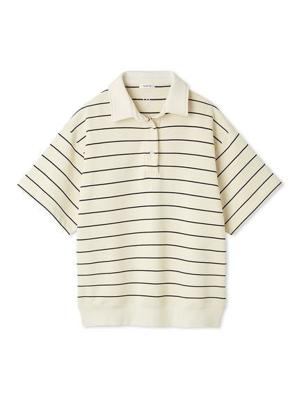 【フレイ アイディー/FRAY I.D】のハーフスリーブポロTシャツ インテリア・キッズ・メンズ・レディースファッション・服の通販 founy(ファニー) 　雑誌掲載アイテム　Magazine Picks & Fashion Features　ファッション雑誌　Fashion Magazines　ヴェリィ　VERY　ファッション　Fashion　レディースファッション　Fashion for Women　トップス・カットソー　Cut & Sew Tops　シャツ・ブラウス・オフィスカジュアル　Elegant Blouses & Button-Ups　ロングTシャツ・Tシャツ　Longline T-Shirts & Tees　7月号　July Issue　おすすめ　Recommended / Our Picks　フォルム　Silhouette, Form　ボトム　Bottoms, Lower Wear　レース　Lace, Lace Fabric　雑誌　Magazine, Fashion Magazine　OWHT[002]|ID: prp329100004607139 ipo3291000000033198684