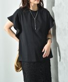 【インタープラネット/INTERPLANET】の度詰め天竺袖フリルプルオーバー 人気、トレンドファッション・服の通販 founy(ファニー) ファッション Fashion レディースファッション Fashion for Women トップス・カットソー Cut & Sew Tops カジュアルプルオーバー・ニットトップス Pullovers & Knit Tops / Casual Pullovers フェミニン Feminine, Girly フリル Frill, Ruffle ベーシック Basic, Essential 人気 Popular, Best Seller thumbnail ブラック|ID: prp329100004607243 ipo3291000000033340794