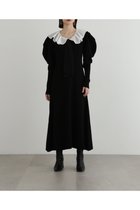 【ジルスチュアート/JILL STUART】のフリルカラーリブニットワンピース 人気、トレンドファッション・服の通販 founy(ファニー) ファッション Fashion レディースファッション Fashion for Women ワンピース Dresses ニットワンピース Knit Dresses シンプル Simple, Minimal フィット Fit, Slim Fit フリル Frill, Ruffle フレア Flare, Flared thumbnail ブラック|ID: prp329100004607274 ipo3291000000033011617