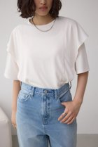 【アズール バイ マウジー/AZUL by moussy】のラッフルカットトップス 人気、トレンドファッション・服の通販 founy(ファニー) ファッション Fashion レディースファッション Fashion for Women トップス・カットソー Cut & Sew Tops ボトム Bottoms, Lower Wear thumbnail O/WHT1|ID: prp329100004607342 ipo3291000000033562013