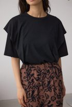 【アズール バイ マウジー/AZUL by moussy】のラッフルカットトップス 人気、トレンドファッション・服の通販 founy(ファニー) ファッション Fashion レディースファッション Fashion for Women トップス・カットソー Cut & Sew Tops ボトム Bottoms, Lower Wear thumbnail BLK|ID: prp329100004607342 ipo3291000000033562014