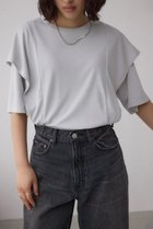 【アズール バイ マウジー/AZUL by moussy】のラッフルカットトップス 人気、トレンドファッション・服の通販 founy(ファニー) ファッション Fashion レディースファッション Fashion for Women トップス・カットソー Cut & Sew Tops ボトム Bottoms, Lower Wear thumbnail L/GRY1|ID: prp329100004607342 ipo3291000000033562018