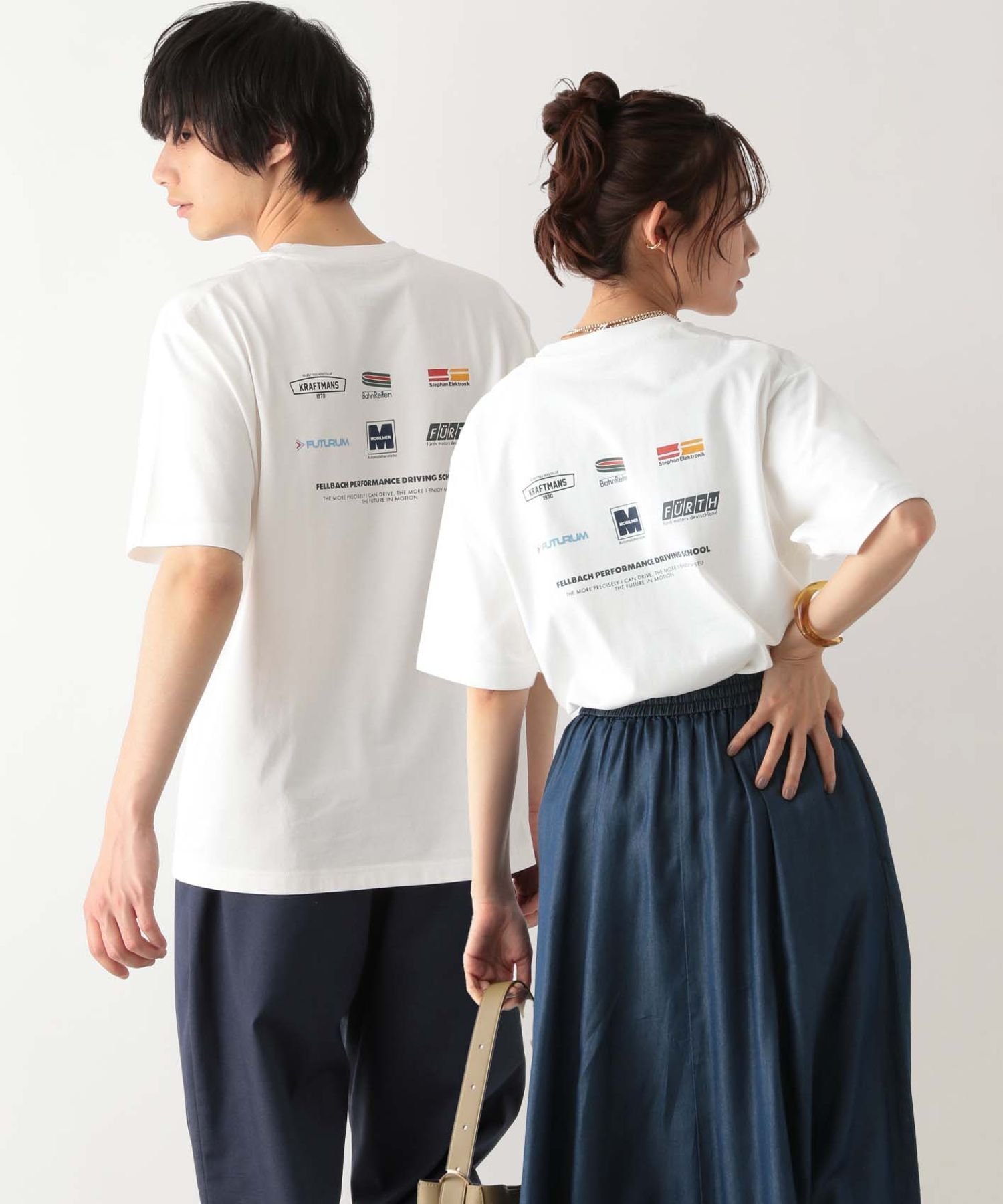 【グローバルワーク/GLOBAL WORK】のグラフィックTシャツ/半袖/313754 インテリア・キッズ・メンズ・レディースファッション・服の通販 founy(ファニー) 　ファッション　Fashion　レディースファッション　Fashion for Women　トップス・カットソー　Cut & Sew Tops　シャツ・ブラウス・オフィスカジュアル　Elegant Blouses & Button-Ups　ロングTシャツ・Tシャツ　Longline T-Shirts & Tees　おすすめ　Recommended / Our Picks　グラフィック　Graphic, Graphic Design　コレクション　Collection, Seasonal Line　デニム　Denim, Jeans Material　リラックス　Relax, Relaxed Fit　ワイド　Wide, Wide Fit　半袖　Short Sleeve, Half Sleeve　吸水　Absorbent, Quick-Dry　ロゴ集合体02|ID: prp329100004607427 ipo3291000000033358653