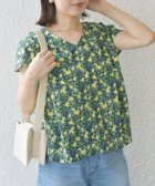 【シップス フォー ウィメン/SHIPS】のSHIPS Colors 洗濯機可能 ボタニカル プリント Vネック ブラウス 人気、トレンドファッション・服の通販 founy(ファニー) ファッション Fashion レディースファッション Fashion for Women トップス・カットソー Cut & Sew Tops シャツ・ブラウス・オフィスカジュアル Elegant Blouses & Button-Ups Vネックトップス V-Neck Tops / V-Cut Neckline Shirts 2025年 2025 2025春夏・S/S Spring/Summer 2025 SS25 バランス Balance, Style Balance プリント Print, Printed Pattern ボタニカル Botanical, Floral Pattern thumbnail ネイビー|ID: prp329100004607658 ipo3291000000033538820