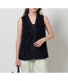 【ユナイテッドアローズ/UNITED ARROWS】のフラワー チュール ニットベスト NAVY|ID: prp329100004609319 ipo3291000000033360947