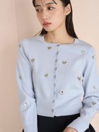【スナイデル/SNIDEL】のハートニットカーディガン 人気、トレンドファッション・服の通販 founy(ファニー) ファッション Fashion レディースファッション Fashion for Women トップス・カットソー Cut & Sew Tops ニット Knit Tops & Sweaters カーディガン・羽織り Layered Style Cardigans ヴィンテージ Vintage Style カーディガン Cardigan, Knitwear コンパクト Compact, Small Size シルバー Silver, Metallic Silver ストライプ Stripe, Striped Pattern ストーン Stone, Gem-Like パール Pearl, Pearl Accent フィット Fit, Slim Fit フラット Flat, Flat Shoes フロント Front, Front Design ボトム Bottoms, Lower Wear メタル Metal, Metal Parts おすすめ Recommended / Our Picks エレガント 上品 Elegant thumbnail LBLU[081]|ID: prp329100004609361 ipo3291000000032970091