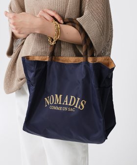 【バビロン/BABYLONE / KIDS】の【NOMADIS】 別注 SAC BAG 人気、トレンドファッション・服の通販 founy(ファニー) ファッション Fashion キッズファッション Fashion for Kids シンプル Simple, Minimal トートバッグ Tote Bag, Large Shoulder Bag プリント Print, Printed Pattern ポケット Pocket, Pocket Detail リバーシブル Reversible, Two-Sided 人気 Popular, Best Seller 再入荷 Restock / Back in Stock 別注 Limited Edition, Custom Order |ID:prp329100004609396
