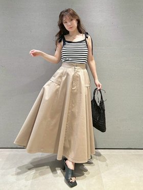 【フレイ アイディー/FRAY I.D】のDickies】チノフレアスカート 人気、トレンドファッション・服の通販 founy(ファニー) ファッション Fashion レディースファッション Fashion for Women スカート Skirts Aライン・フレアスカート A-Line & Flared Skirts クール Cool, Chic ツイル Twist, Twisted Detail フレア Flare, Flared フロント Front, Front Design ベーシック Basic, Essential ワーク Workwear, Utility Style |ID:prp329100004609399