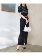 【スナイデル/SNIDEL】のSustainableストレートナロースカート 人気、トレンドファッション・服の通販 founy(ファニー) ファッション Fashion レディースファッション Fashion for Women スカート Skirts おすすめ Recommended / Our Picks ウェーブ Wavy Pattern ストレート Straight, Straight Cut スリット Slit, Slit Detail スーツ Suit, Formalwear セットアップ Set-Up, Coordinated Outfit フェイクレザー Faux Leather, PU Leather ポケット Pocket, Pocket Detail エレガント 上品 Elegant thumbnail NVY[089]|ID: prp329100004609404 ipo3291000000033114539