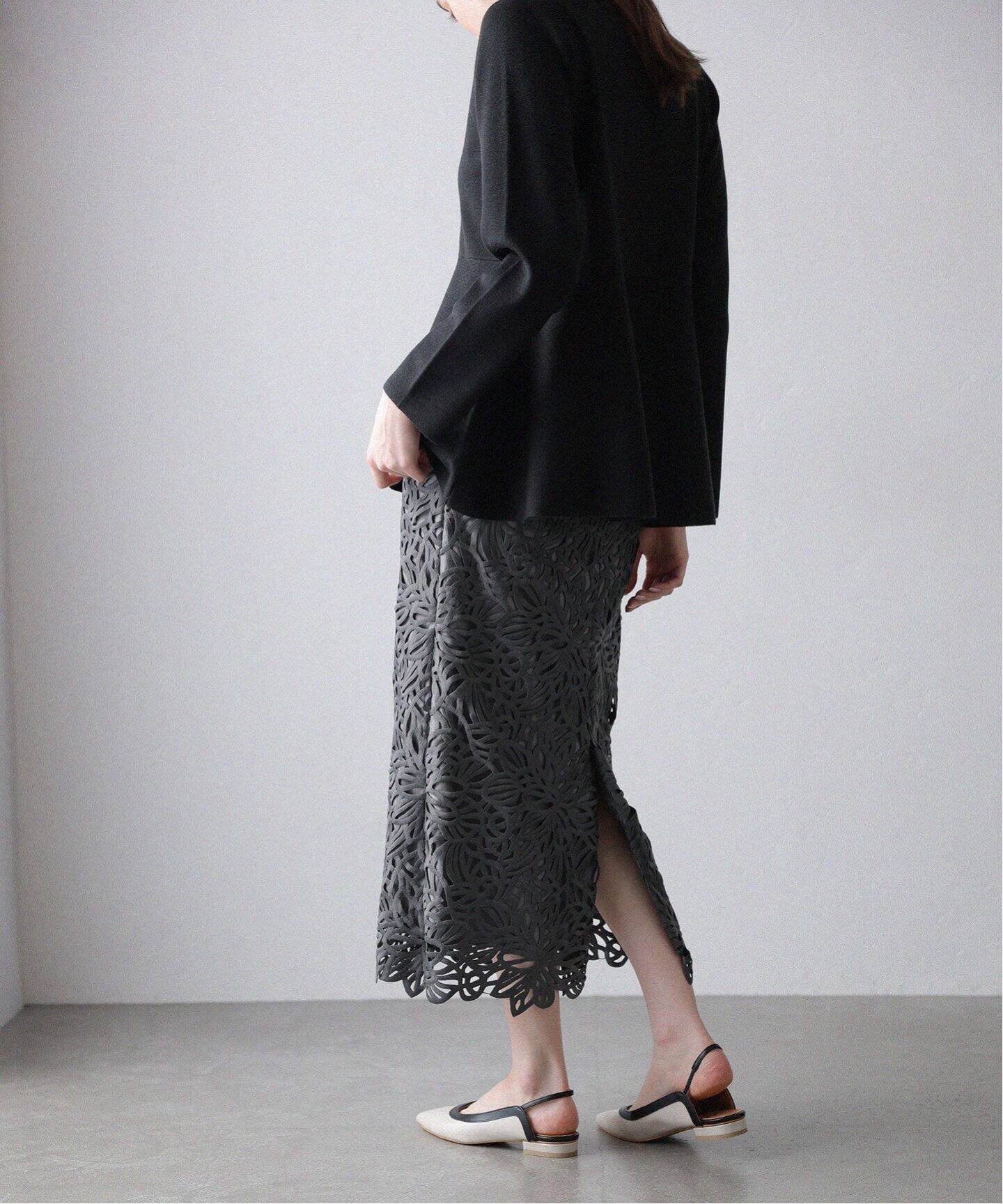 【ラ トータリテ/La TOTALITE】の【洗える】バテンケミカルレースタイトスカート 人気、トレンドファッション・服の通販 founy(ファニー) 　ファッション　Fashion　レディースファッション　Fashion for Women　スカート　Skirts　2025年　2025　2025春夏・S/S　Spring/Summer 2025 SS25　おすすめ　Recommended / Our Picks　ジャケット　Jacket, Outerwear　スウェット / スエット　Sweatshirt, Sweatwear　デニム　Denim, Jeans Material　レース　Lace, Lace Fabric　洗える　Machine Washable　 other-1|ID: prp329100004609424 ipo3291000000032970692
