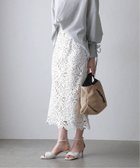 【ラ トータリテ/La TOTALITE】の【洗える】バテンケミカルレースタイトスカート 人気、トレンドファッション・服の通販 founy(ファニー) ファッション Fashion レディースファッション Fashion for Women スカート Skirts 2025年 2025 2025春夏・S/S Spring/Summer 2025 SS25 おすすめ Recommended / Our Picks ジャケット Jacket, Outerwear スウェット / スエット Sweatshirt, Sweatwear デニム Denim, Jeans Material レース Lace, Lace Fabric 洗える Machine Washable thumbnail ホワイト|ID: prp329100004609424 ipo3291000000032970695