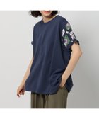 【ニコアンド/niko and】のクロシェスリーブプルオーバー 人気、トレンドファッション・服の通販 founy(ファニー) ファッション Fashion レディースファッション Fashion for Women トップス・カットソー Cut & Sew Tops カジュアルプルオーバー・ニットトップス Pullovers & Knit Tops / Casual Pullovers おすすめ Recommended / Our Picks クロシェ Crochet, Knitted Lace フラワー Flower, Floral ワイド Wide, Wide Fit 夏 Summer thumbnail ブルー|ID: prp329100004609465 ipo3291000000033523954