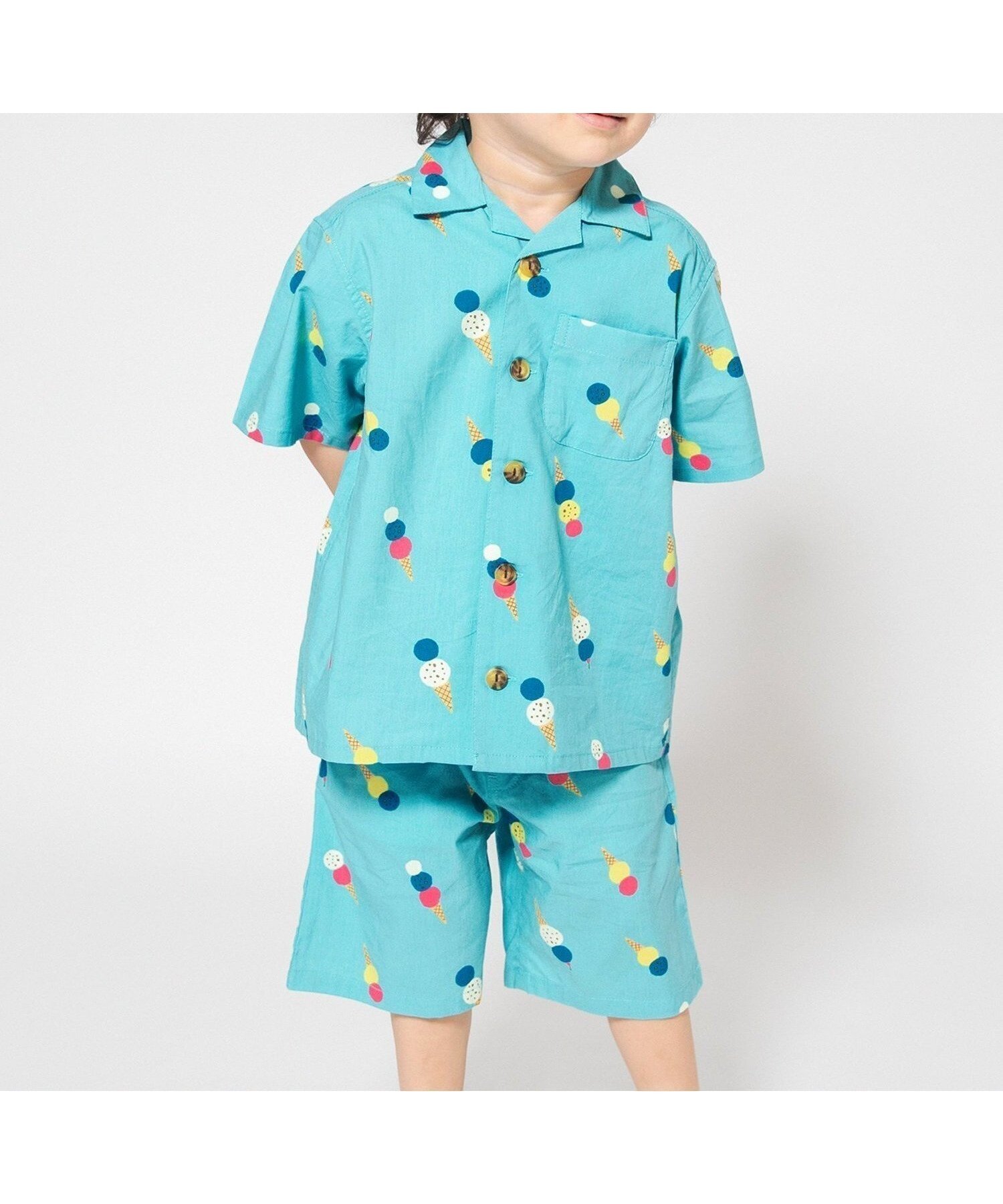 【エフオー オンラインストア/F.O.Online Store / KIDS】の【リンク】サマーシャツセットアップ 人気、トレンドファッション・服の通販 founy(ファニー) 　ファッション　Fashion　キッズファッション　Fashion for Kids　人気　Popular, Best Seller　 other-1|ID: prp329100004609470 ipo3291000000033507041