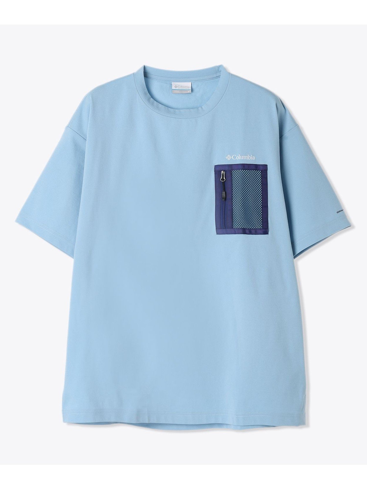 【コロンビア/Columbia】のColumbia/ レイリバーショートスリーブポケットTシャツ /コロンビア インテリア・キッズ・メンズ・レディースファッション・服の通販 founy(ファニー) 　ファッション　Fashion　レディースファッション　Fashion for Women　トップス・カットソー　Cut & Sew Tops　シャツ・ブラウス・オフィスカジュアル　Elegant Blouses & Button-Ups　ロングTシャツ・Tシャツ　Longline T-Shirts & Tees　アウトドア　Outdoor Clothing　ストレッチ　Stretch, Stretchy Fabric　トレンド　Trend, Trending Now　フィット　Fit, Slim Fit　フラップ　Flap, Flap Pocket　ボトム　Bottoms, Lower Wear　ポケット　Pocket, Pocket Detail　半袖　Short Sleeve, Half Sleeve　メッシュ　Mesh, Net Fabric　リラックス　Relax, Relaxed Fit　ワーク　Workwear, Utility Style　おすすめ　Recommended / Our Picks　夏　Summer　ブルー[007001]|ID: prp329100004609510 ipo3291000000033554170