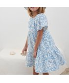 【プチバトー/PETIT BATEAU / KIDS】の半袖ワンピース 人気、トレンドファッション・服の通販 founy(ファニー) ファッション Fashion キッズファッション Fashion for Kids ワンピース Dresses おすすめ Recommended / Our Picks ボタニカル Botanical, Floral Pattern 半袖 Short Sleeve, Half Sleeve thumbnail オフホワイト/ロイヤルブルー|ID: prp329100004609515 ipo3291000000032971827