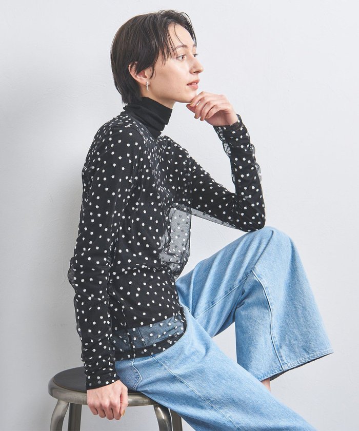 【ユナイテッドアローズ/UNITED ARROWS】のチュールフラワー ロングスリーブ カットソー インテリア・キッズ・メンズ・レディースファッション・服の通販 founy(ファニー) https://founy.com/ ファッション Fashion レディースファッション Fashion for Women トップス・カットソー Cut & Sew Tops カットソー・ベーシックTシャツ Cut-and-Sewn Tops / Stretch Tees & Basics インナー Innerwear カットソー Cut and Sewn Top キャミソール Camisole, Spaghetti Strap Top シンプル Simple, Minimal スリーブ Sleeve, Long Sleeve / Short Sleeve タンク Tank Top, Sleeveless Top チュール Tulip, Tulip Motif ベーシック Basic, Essential ルーズ Loose, Oversized ロング Long, Long-Length |ID: prp329100004609516 ipo3291000000033549056