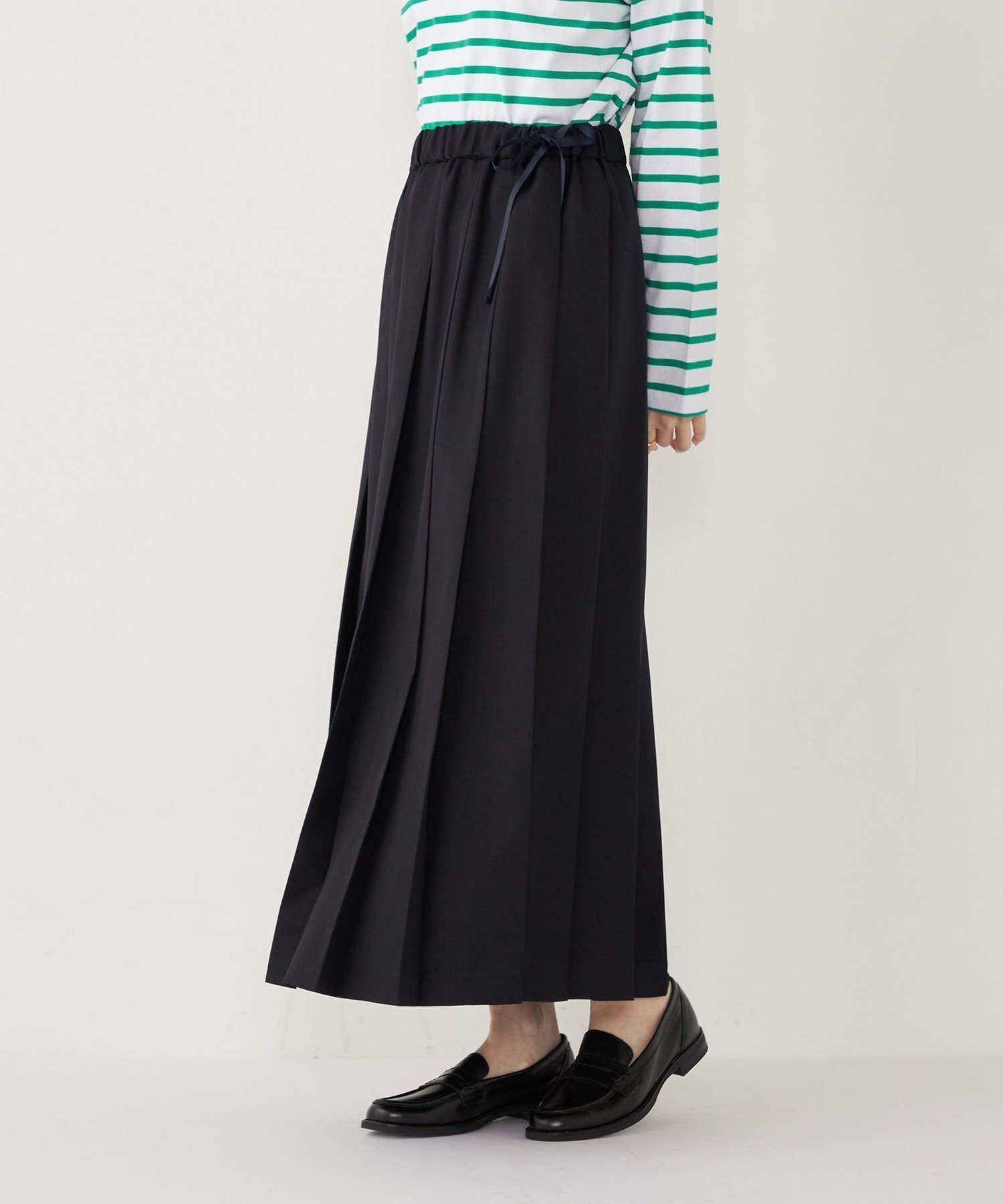 【シップス フォー ウィメン/SHIPS】のSHIPS Colors ワイド プリーツ スカート インテリア・キッズ・メンズ・レディースファッション・服の通販 founy(ファニー) 　ファッション　Fashion　レディースファッション　Fashion for Women　スカート　Skirts　プリーツスカート / 上品フェミニンスタイル　Pleated Skirts　プリーツ　Pleats, Pleated　ワイド　Wide, Wide Fit　ダークブルー|ID: prp329100004609525 ipo3291000000032971954