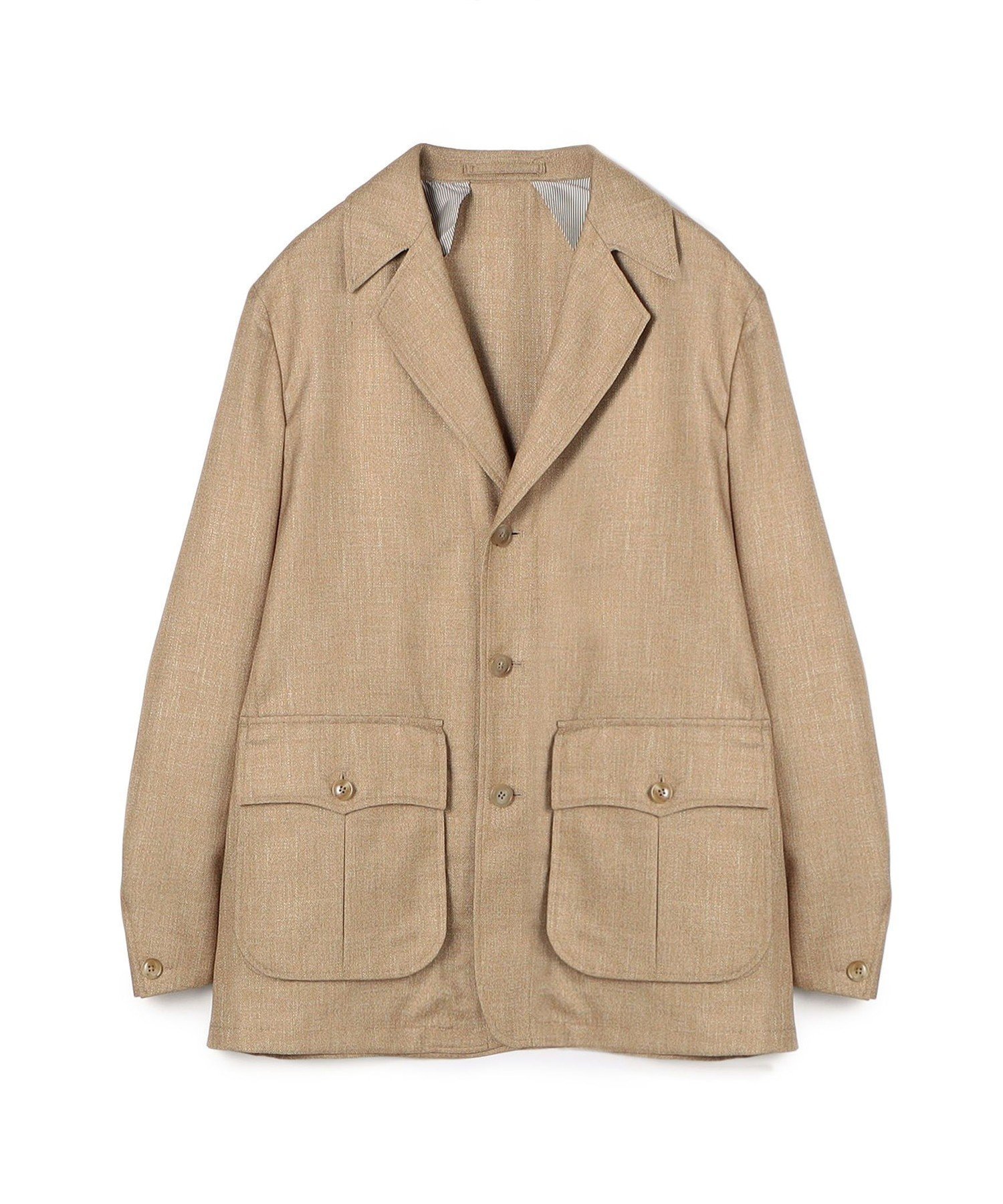 【トゥモローランド/TOMORROWLAND / MEN】のバンブーシルクコットン サファリジャケット HAVANA DORMEUIL インテリア・キッズ・メンズ・レディースファッション・服の通販 founy(ファニー) 　ファッション　Fashion　メンズファッション　Fashion for Men　カラフル　Colorful Design　クラシック　Classic, Timeless Style　コレクション　Collection, Seasonal Line　シルク　Silk, 100% Silk　ジャケット　Jacket, Outerwear　バンブー　Bamboo, Bamboo Material　フランス　France, French　ポケット　Pocket, Pocket Detail　ミックス　Mix, Mixed Style　モチーフ　Motif, Design Theme　ラグジュアリー　Luxury, Elegant　リラックス　Relax, Relaxed Fit　夏　Summer　春　Spring　S/S・春夏　SS, Spring/Summer, Warm Season　43 ベージュ|ID: prp329100004609529 ipo3291000000032972007