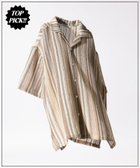 【ニコアンド/niko and / MEN】のアソート透かしシャツ ベージュ55|ID: prp329100004609544 ipo3291000000032972181