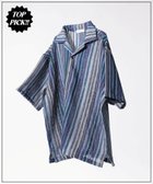 【ニコアンド/niko and / MEN】のアソート透かしシャツ ブルー80|ID: prp329100004609544 ipo3291000000032972192