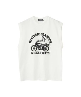 【ヒステリックグラマー/HYSTERIC GLAMOUR / MEN】のWICKED WAYS ノースリーブTシャツ 人気、トレンドファッション・服の通販 founy(ファニー) ファッション Fashion メンズファッション Fashion for Men インナー Innerwear ノースリーブ Sleeveless, No-Sleeve モチーフ Motif, Design Theme |ID:prp329100004609553