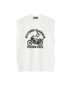 【ヒステリックグラマー/HYSTERIC GLAMOUR / MEN】のWICKED WAYS ノースリーブTシャツ 白|ID: prp329100004609553 ipo3291000000032972287