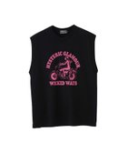 【ヒステリックグラマー/HYSTERIC GLAMOUR / MEN】のWICKED WAYS ノースリーブTシャツ ブラック|ID: prp329100004609553 ipo3291000000032972290
