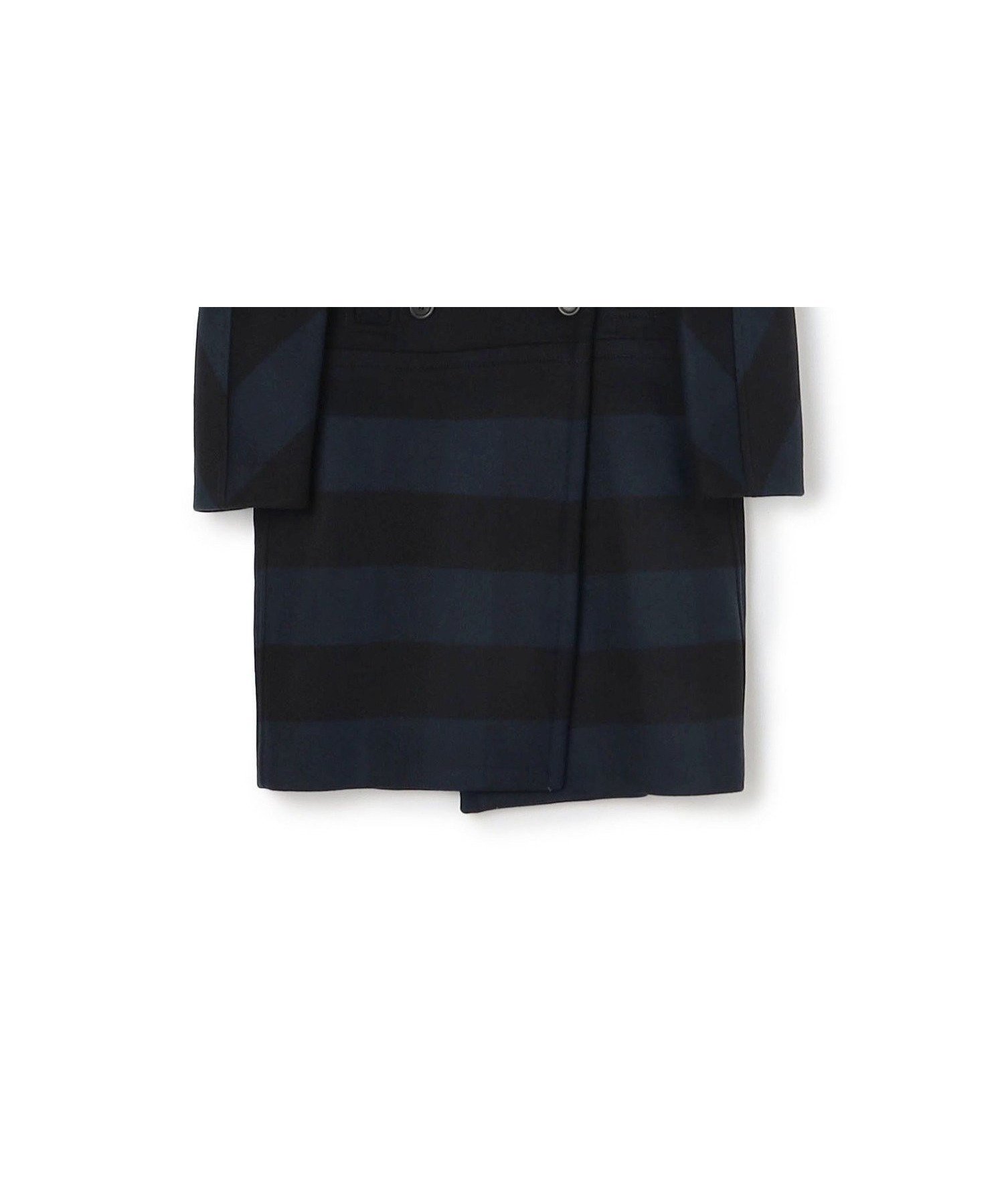 【トゥモローランド/TOMORROWLAND】のMARTIN GRANT PEA コート インテリア・キッズ・メンズ・レディースファッション・服の通販 founy(ファニー) 　ファッション　Fashion　レディースファッション　Fashion for Women　アウター　Coat / Outerwear Collection　コート・ロングコート・ピーコート　Long Coats, Peacoats & More　なめらか　Smooth, Silky Texture　エレガント 上品　Elegant　シンプル　Simple, Minimal　フォルム　Silhouette, Form　ボーダー　Border, Stripe　ロング　Long, Long-Length　68 ネイビー系|ID: prp329100004609562 ipo3291000000032972413