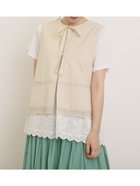 【サマンサモスモス/Samansa Mos2】のレース付きリボン開きベスト 人気、トレンドファッション・服の通販 founy(ファニー) ファッション Fashion レディースファッション Fashion for Women アウター Coat / Outerwear Collection トップス・カットソー Cut & Sew Tops ベスト&ジレ / 重ね着スタイル Vests & Gilets ベスト Vest, Waistcoat リボン Ribbon, Bow レース Lace, Lace Fabric thumbnail キナリ|ID: prp329100004609570 ipo3291000000032972459