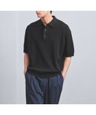 【ユナイテッドアローズ/UNITED ARROWS / MEN】のバーズアイ ニット ポロシャツ BLACK|ID: prp329100004609574 ipo3291000000032972501