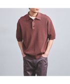 【ユナイテッドアローズ/UNITED ARROWS / MEN】のバーズアイ ニット ポロシャツ WINE|ID: prp329100004609574 ipo3291000000032972504