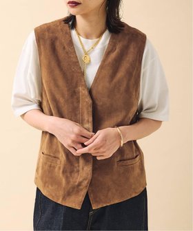 【ジャーナルスタンダード レサージュ/journal standard L'essage】のスエードベスト 人気、トレンドファッション・服の通販 founy(ファニー) ファッション Fashion レディースファッション Fashion for Women アウター Coat / Outerwear Collection トップス・カットソー Cut & Sew Tops ベスト&ジレ / 重ね着スタイル Vests & Gilets 2025年 2025 2025-2026秋冬・A/W Autumn/Winter 2025–26 AW25–26 トレンド Trend, Trending Now ベスト Vest, Waistcoat 秋 Autumn |ID:prp329100004609578
