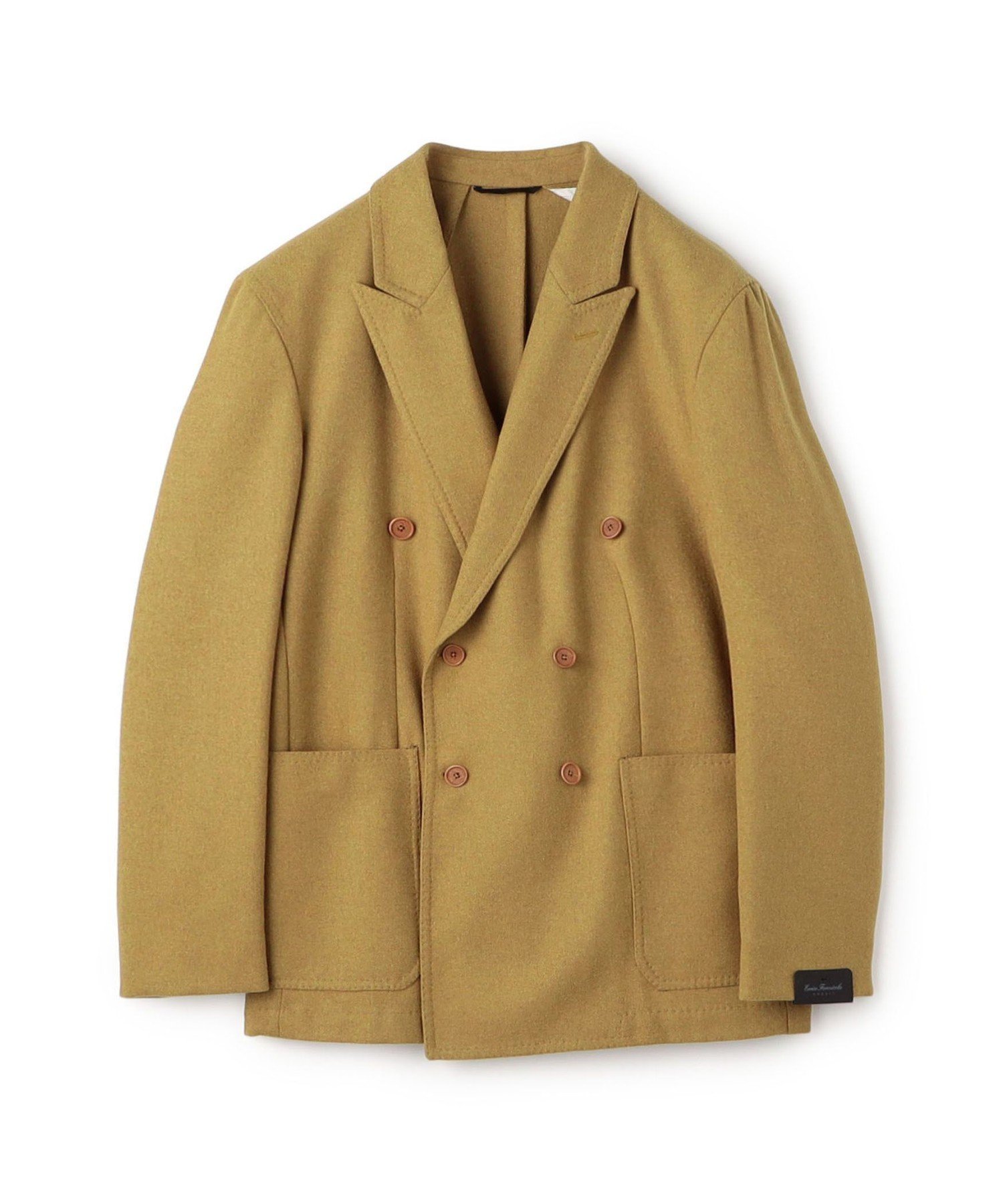 【トゥモローランド/TOMORROWLAND / MEN】のERRICO FORMICOLA ウールナイロンポリエステル ダブルブレステッド 6Bジャケット インテリア・キッズ・メンズ・レディースファッション・服の通販 founy(ファニー) 　ファッション　Fashion　メンズファッション　Fashion for Men　イタリア　Italy　ジャケット　Jacket, Outerwear　45 キャメル|ID: prp329100004609601 ipo3291000000032972848
