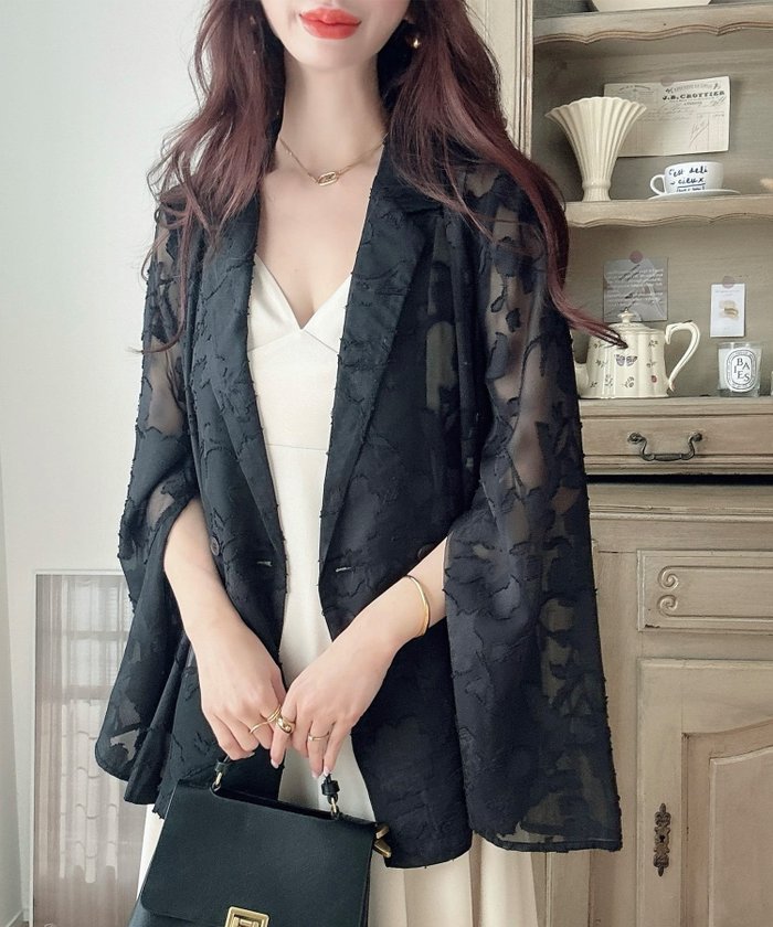【ジュノア/JUNOAH】のMeiru テーラードジャケット インテリア・キッズ・メンズ・レディースファッション・服の通販 founy(ファニー) https://founy.com/ ファッション Fashion レディースファッション Fashion for Women アウター Coat / Outerwear Collection レディースジャケット・軽アウター Jackets テーラードジャケット / 通勤・きれいめスタイル Tailored Jackets & Blazers |ID: prp329100004609730 ipo3291000000033911943