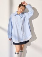 【スナイデル/SNIDEL】のSustainableレイヤードシャツチュニック 人気、トレンドファッション・服の通販 founy(ファニー) ファッション Fashion レディースファッション Fashion for Women トップス・カットソー Cut & Sew Tops シャツ・ブラウス・オフィスカジュアル Elegant Blouses & Button-Ups イエロー Yellow 春 Spring クロップド Cropped, Short Length ストライプ Stripe, Striped Pattern チュニック Tunic, Long Top バランス Balance, Style Balance フェミニン Feminine, Girly フロント Front, Front Design ポケット Pocket, Pocket Detail 無地 Plain, Solid Color ラップ Wrap, Wrap Design おすすめ Recommended / Our Picks thumbnail LBLU[081]|ID: prp329100004609734 ipo3291000000032974611