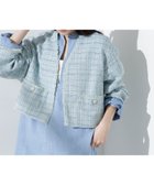 【ナノ ユニバース/nano universe】のツィードポケットショートジャケット 人気、トレンドファッション・服の通販 founy(ファニー) ファッション Fashion レディースファッション Fashion for Women アウター Coat / Outerwear Collection レディースジャケット・軽アウター Jackets ウォッシャブル Machine Washable 春 Spring カーディガン Cardigan, Knitwear ショート Short, Short Length ジャケット Jacket, Outerwear チェーン Chain, Chain Strap ツイード／ツィード Choker, Choker Necklace デニム Denim, Jeans Material トレンド Trend, Trending Now フロント Front, Front Design ポケット Pocket, Pocket Detail ミックス Mix, Mixed Style ラベンダー Lavender ビジネス 仕事 通勤 Business / Work / Commuting 2025年 2025 2025春夏・S/S Spring/Summer 2025 SS25 thumbnail ブルー|ID: prp329100004609745 ipo3291000000032974878