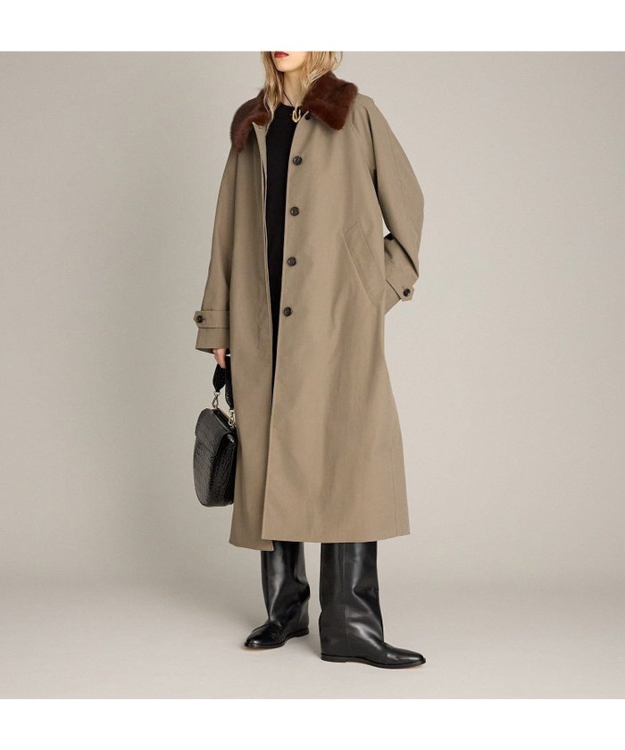 【ブリル/BRILL】のFURステンカラーコート インテリア・キッズ・メンズ・レディースファッション・服の通販 founy(ファニー) https://founy.com/ ファッション Fashion レディースファッション Fashion for Women アウター Coat / Outerwear Collection コート・ロングコート・ピーコート Long Coats, Peacoats & More ピーチ Peach, Soft Touch |ID: prp329100004609769 ipo3291000000032975416