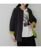 【その他のブランド/Other】のFOX混Wフェイスニットコート チャコールグレー|ID: prp329100004609804 ipo3291000000032975789