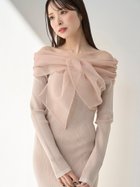 【フレイ アイディー/FRAY I.D】のオフショルコンビリボンリブニットワンピース 人気、トレンドファッション・服の通販 founy(ファニー) 雑誌掲載アイテム Magazine Picks & Fashion Features ファッション雑誌 Fashion Magazines ビジンヒャッカ 美人百花 クラッシィ CLASSY. ファッション Fashion レディースファッション Fashion for Women ワンピース Dresses ニットワンピース Knit Dresses オーガンジー Organza Fabric 春 Spring 3月号 March Issue シルク Silk, 100% Silk 雑誌 Magazine, Fashion Magazine ドッキング Docking, Mixed Material リブニット Rib Knit, Ribbed Knit リボン Ribbon, Bow エレガント 上品 Elegant thumbnail BEG[037]|ID: prp329100004610160 ipo3291000000032981220