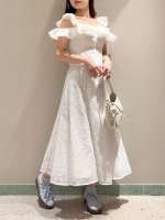 【スナイデル/SNIDEL】の【BOUQUET OF JOY】フラワージャガードスカート 人気、トレンドファッション・服の通販 founy(ファニー) ファッション Fashion レディースファッション Fashion for Women スカート Skirts エレガント 上品 Elegant 切替 Switching, Contrast Panel シャーリング Shirring, Ruched スペシャル Special, Limited Edition パープル Purple, Violet フィット Fit, Slim Fit フラワー Flower, Floral フレア Flare, Flared ミックス Mix, Mixed Style モチーフ Motif, Design Theme リュクス Luxury, Elegant, High-End, Chic |ID:prp329100004610194