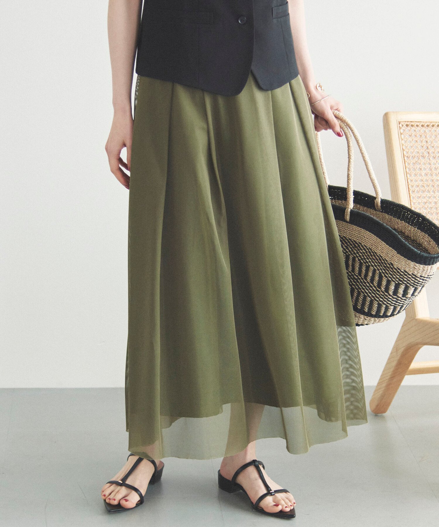 【ドゥ アルシーヴ/Doux archives】のメッシュタックスカート 人気、トレンドファッション・服の通販 founy(ファニー) 　ファッション　Fashion　レディースファッション　Fashion for Women　スカート　Skirts　ギャザー　Gathered, Ruffled　シアー　Sheer, See-Through　メッシュ　Mesh, Net Fabric　エレガント 上品　Elegant　夏　Summer　 other-1|ID: prp329100004610220 ipo3291000000032982588