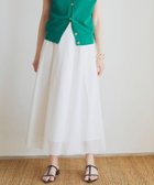 【ドゥ アルシーヴ/Doux archives】のメッシュタックスカート 人気、トレンドファッション・服の通販 founy(ファニー) ファッション Fashion レディースファッション Fashion for Women スカート Skirts ギャザー Gathered, Ruffled シアー Sheer, See-Through メッシュ Mesh, Net Fabric エレガント 上品 Elegant 夏 Summer thumbnail WHITE|ID: prp329100004610220 ipo3291000000032982592
