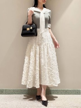 【スナイデル/SNIDEL】 ジャガードテールスカート人気、トレンドファッション・服の通販 founy(ファニー) ファッション Fashion レディースファッション Fashion for Women スカート Skirts ウェーブ Wavy Pattern エレガント 上品 Elegant シャーリング Shirring, Ruched ティアード Tiered, Tiered Style フラワー Flower, Floral フリンジ Fringe, Tassel フレア Flare, Flared ミックス Mix, Mixed Style モチーフ Motif, Design Theme おすすめ Recommended / Our Picks |ID:prp329100004610236