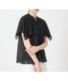 【アナイ/ANAYI】のスパンローンケープラッフルブラウス black|ID: prp329100004610253 ipo3291000000033719472