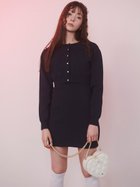 【スナイデル/SNIDEL】の【WEB限定/Heart collection】アンサンブルミニニットワンピース 人気、トレンドファッション・服の通販 founy(ファニー) ファッション Fashion レディースファッション Fashion for Women ワンピース Dresses ニットワンピース Knit Dresses カーディガン Cardigan, Knitwear シェイプ Shape, Slim Fit シンプル Simple, Minimal セットアップ Set-Up, Coordinated Outfit フィット Fit, Slim Fit thumbnail NVY[089]|ID: prp329100004610275 ipo3291000000032983663