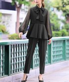 【ガール/GIRL】のボウタイブラウス・パンツ セットアップ 結婚式 パンツドレス パーティードレス 人気、トレンドファッション・服の通販 founy(ファニー) ファッション Fashion レディースファッション Fashion for Women セットアップ Matching Sets レディースパンツ・ボトムス Pants & Trousers / Bottoms オーガンジー Organza Fabric スタンダード Standard, Basic スタンド Stand Collar, Upright Stand ストレッチ Stretch, Stretchy Fabric スリーブ Sleeve, Long Sleeve / Short Sleeve セットアップ Set-Up, Coordinated Outfit センター Center, Center Line ダウン Down, Puffer テーパード Tapered, Tapered Pants ドレス Dress, One-Piece 定番 Standard, Basic Item 人気 Popular, Best Seller フィット Fit, Slim Fit フォーマル Formal, Dressy フレア Flare, Flared ペプラム Peplum, Flared Hem リボン Ribbon, Bow おすすめ Recommended / Our Picks エレガント 上品 Elegant セレモニー Ceremony ビジネス 仕事 通勤 Business / Work / Commuting 結婚式 Wedding thumbnail BK|ID: prp329100004610385 ipo3291000000032985767